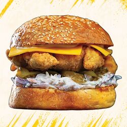 Crispy burger